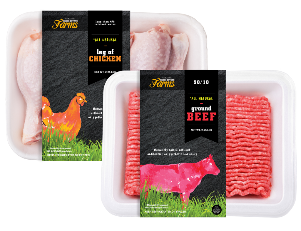 chicken and Beef Packaging
